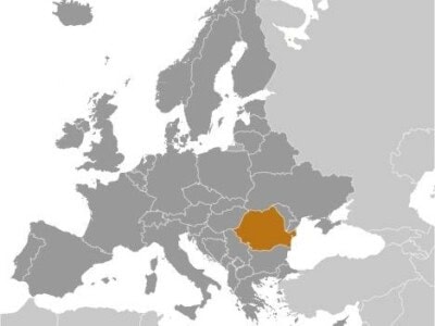 Romania Location Map