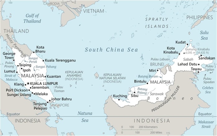 Malaysia Map