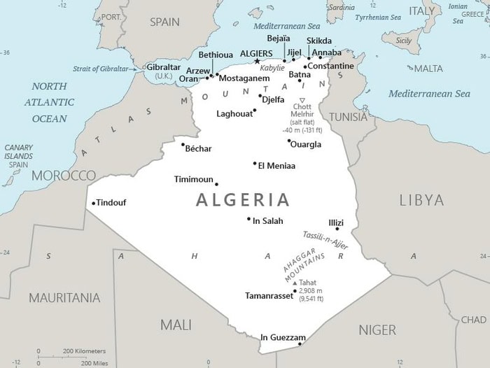 Algeria Map