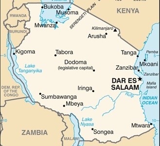 Tanzania Map