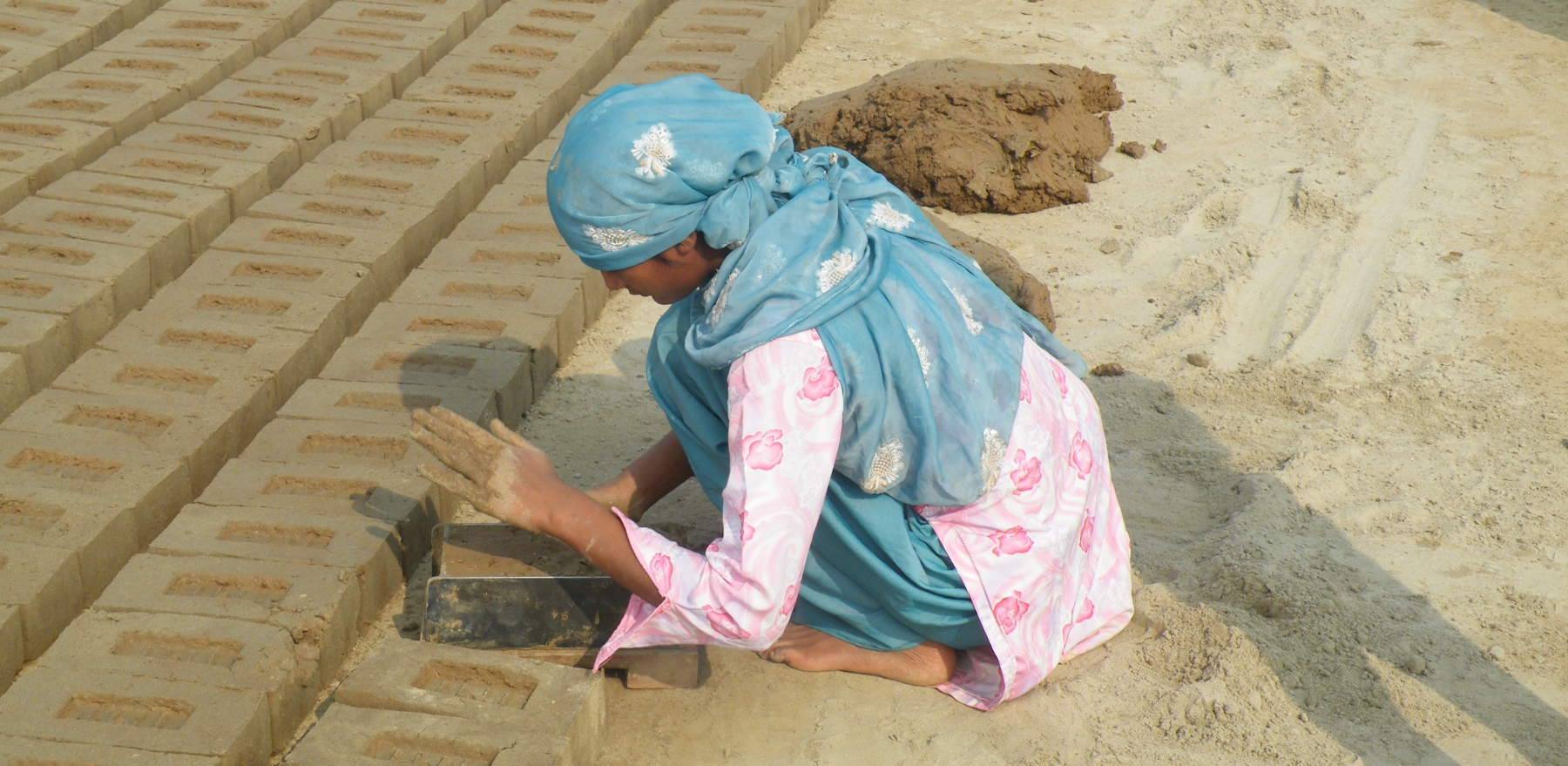 Brick kiln worker for web