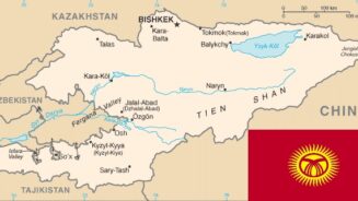 Kyrgyzstan map