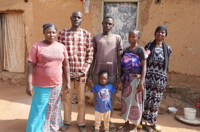 Ladi Chohu and family Nigeria