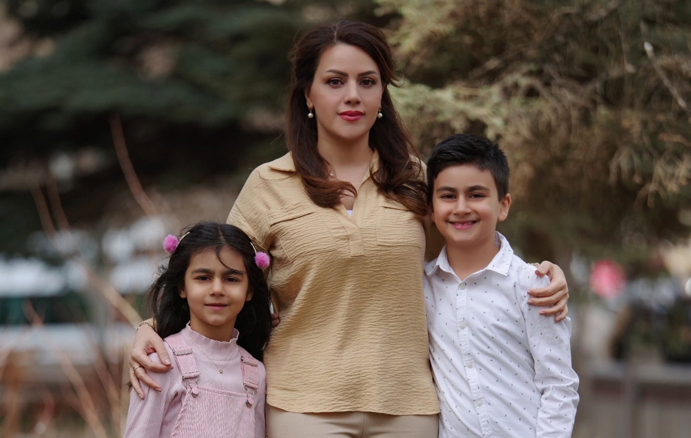 Mahshid and family