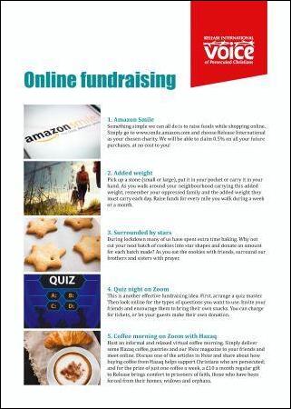 Volunteers Online Fundraising Ideas May2021