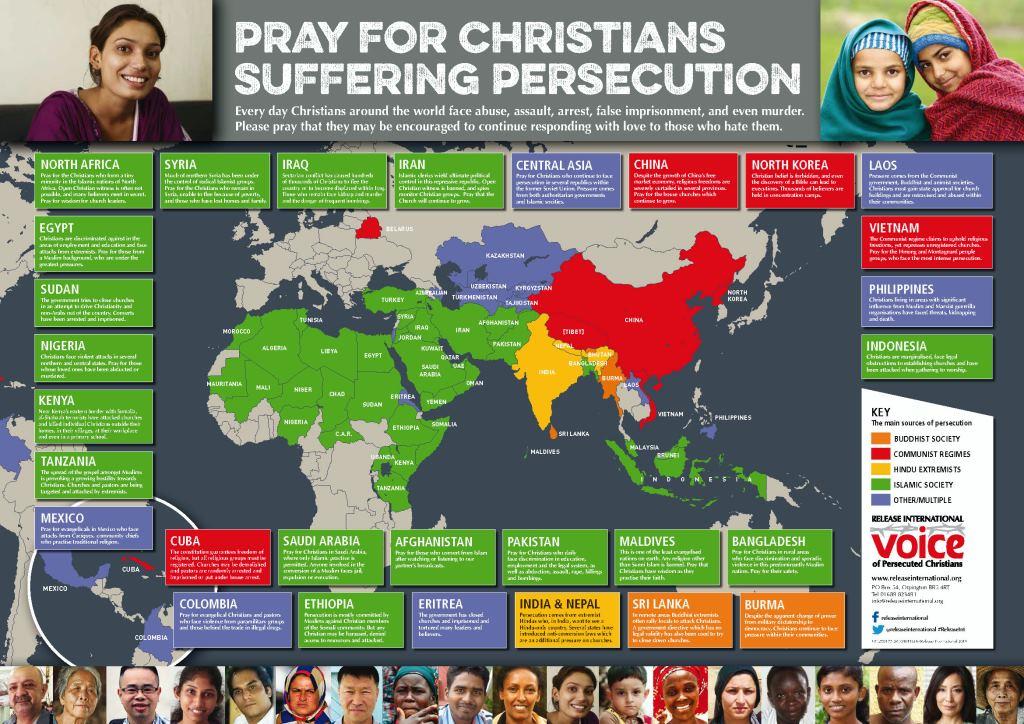 World Prayer Map 2021