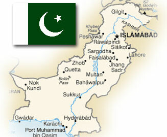 pakistan map