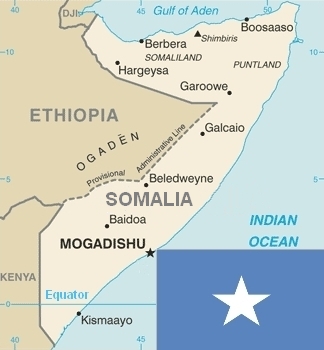 somalia map