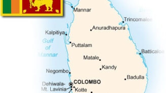 srilanka map