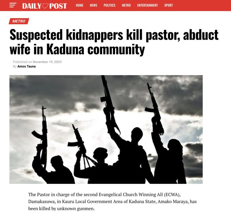 Nigeria Kidnapping Daily Post Screenshot