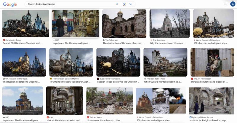 Church Destruction Ukraine Grab