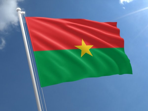 Flag Burkina Faso 600x450px